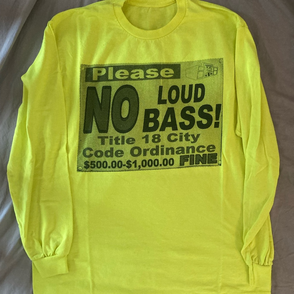 MSC No Loud Bass Music Longsleeve